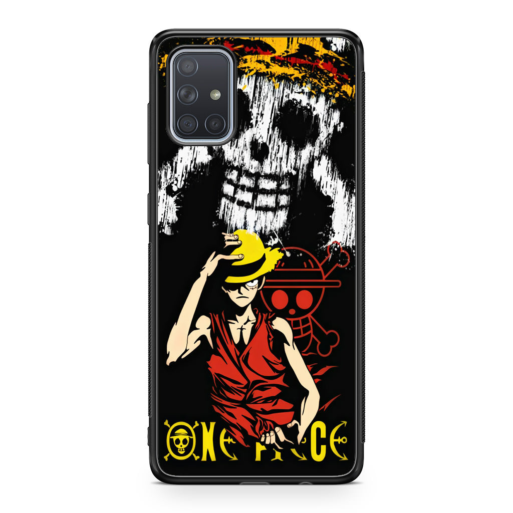 Monkey D Luffy Paint Art Galaxy A51 / A71 Case