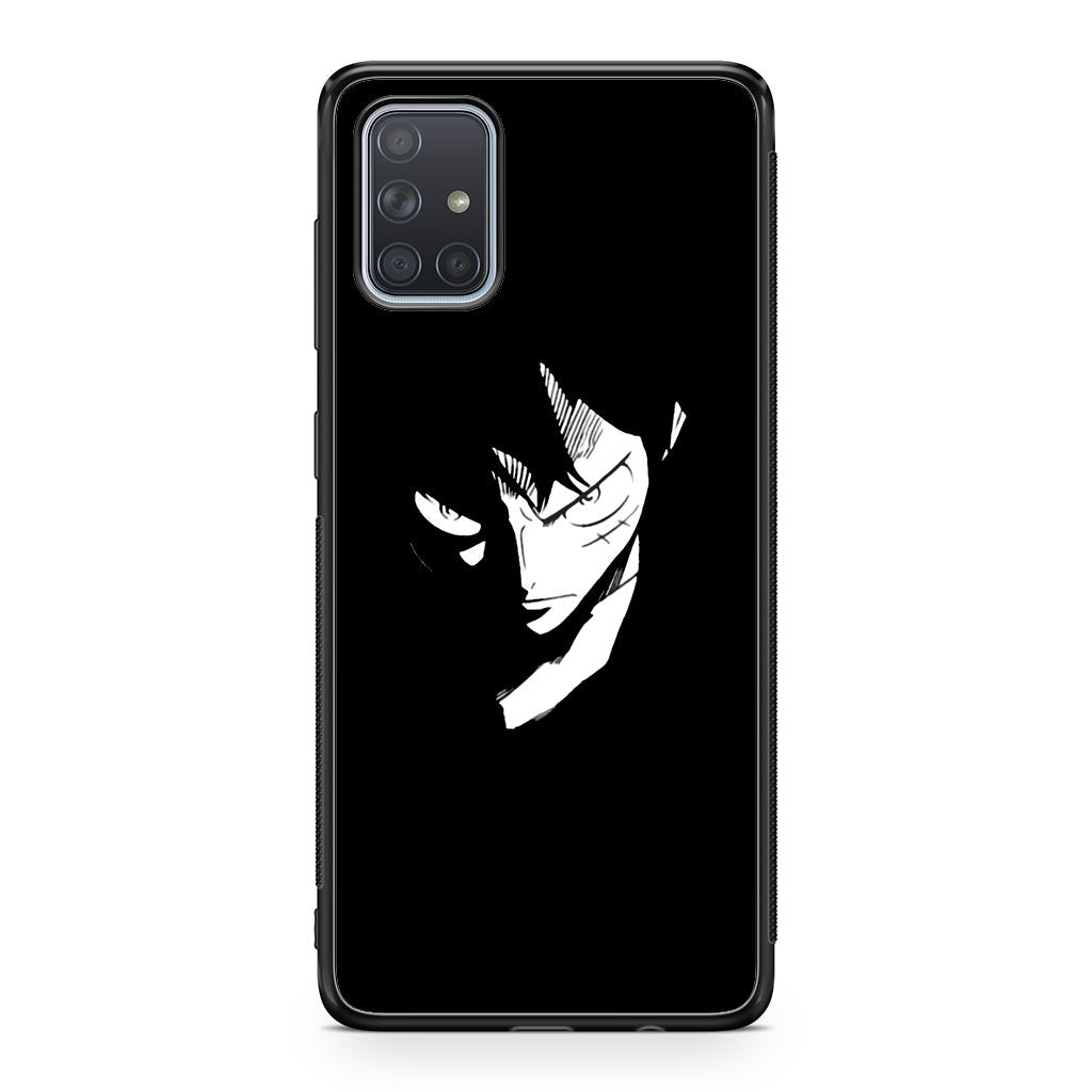 Monkey D Luffy Silhouette Galaxy A51 / A71 Case