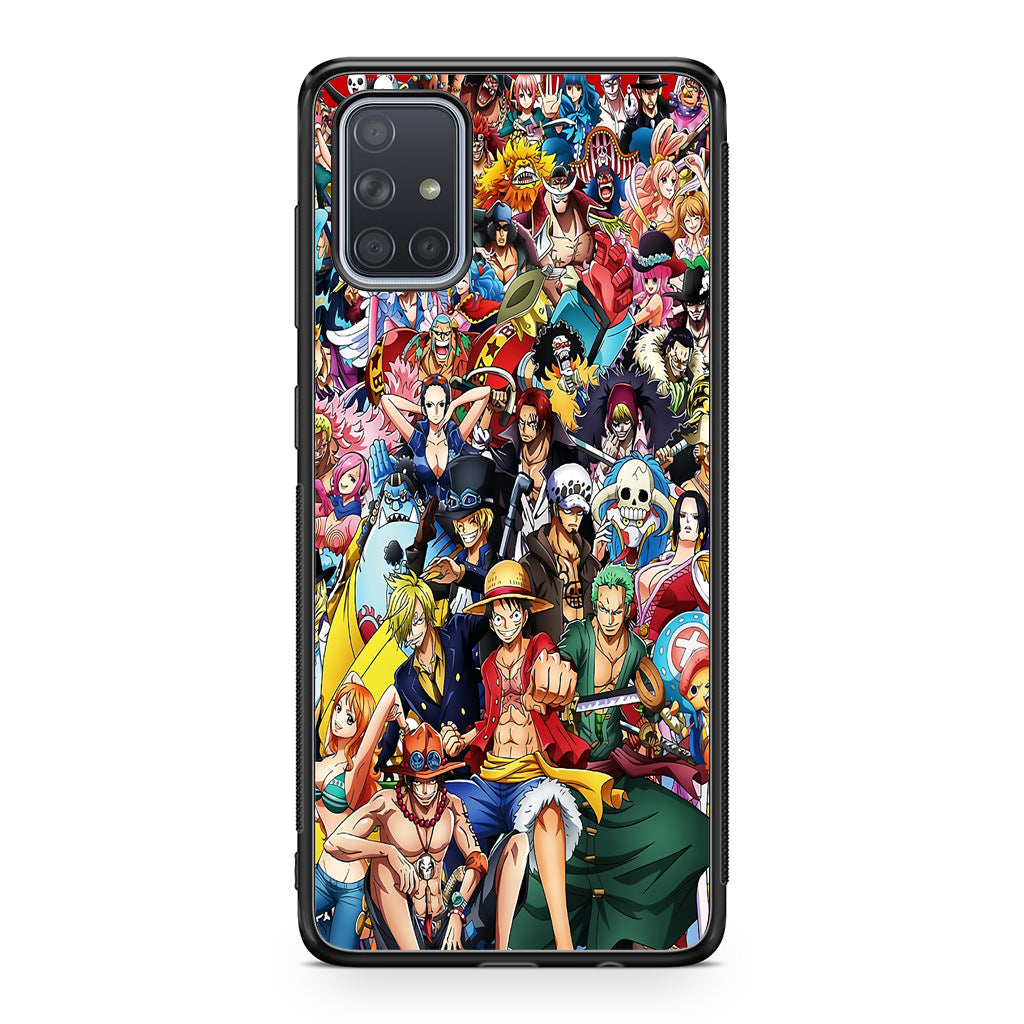 One Piece Characters In New World Galaxy A51 / A71 Case
