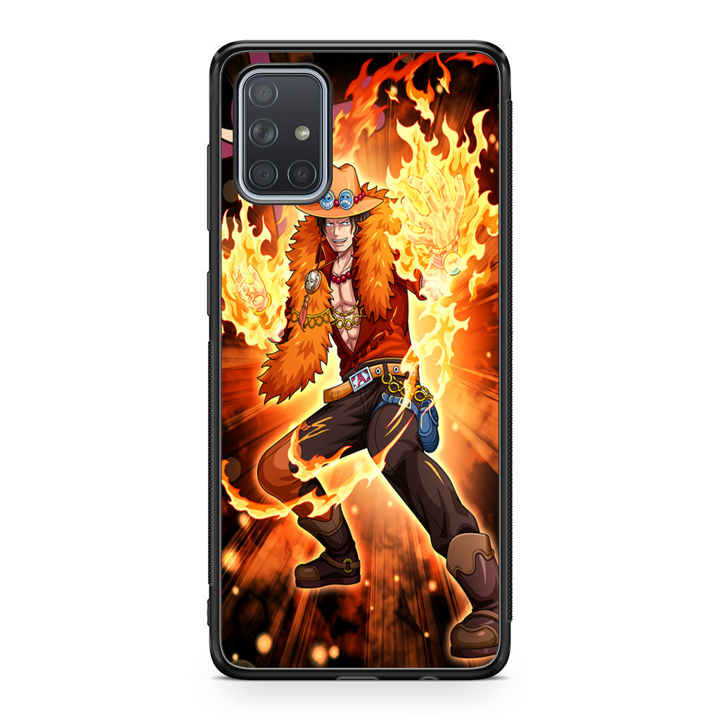 Portgas D Ace Fire Power Galaxy A51 / A71 Case