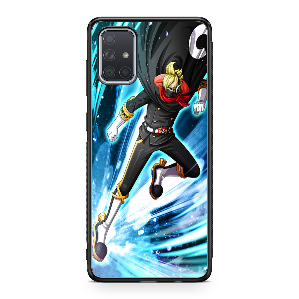 Stealth Black Vinsmoke Sanji Galaxy A51 / A71 Case