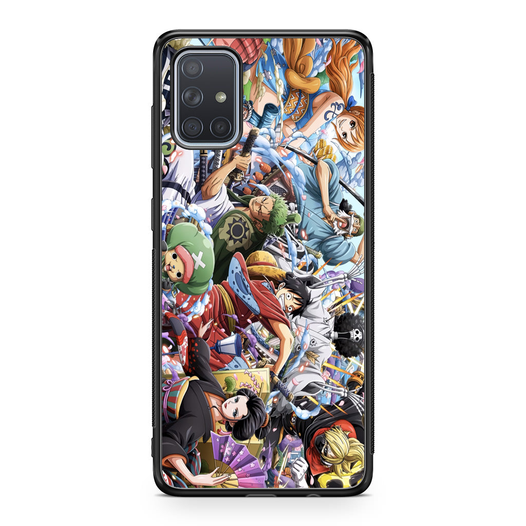 Straw Hat Pirates Arc Wano Galaxy A51 / A71 Case