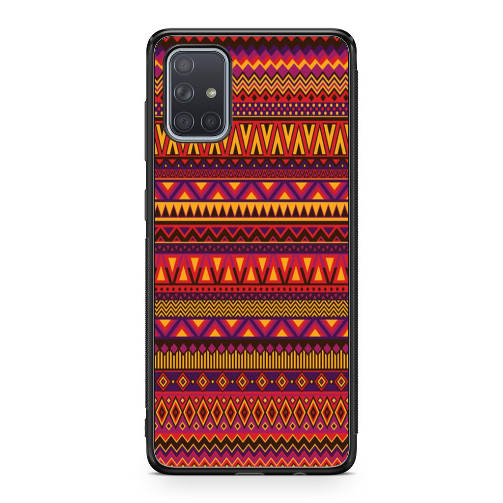 African Aztec Pattern Galaxy A51 / A71 Case