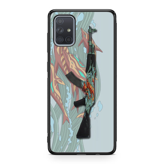 AK-47 Aquamarine Revenge Galaxy A51 / A71 Case