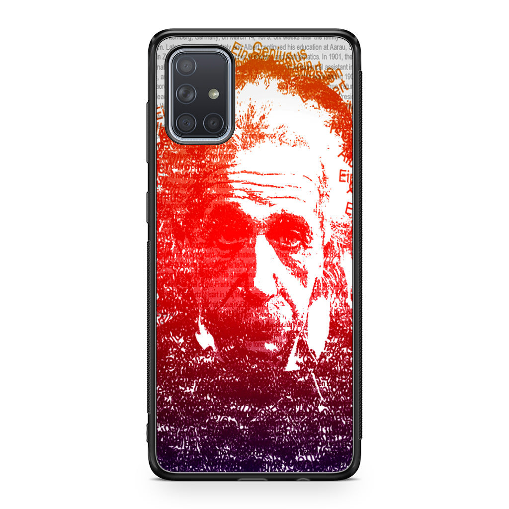 Albert Einstein Art Galaxy A51 / A71 Case