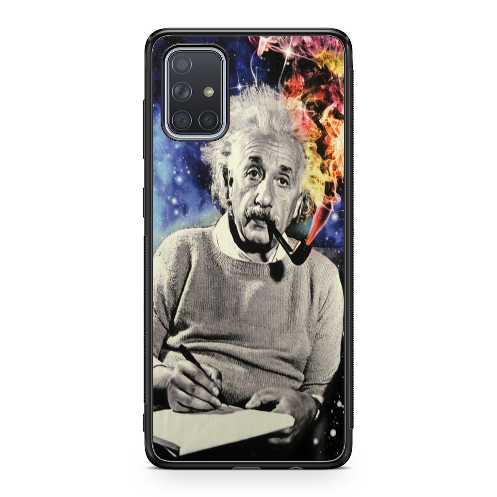Albert Einstein Smoking Galaxy A51 / A71 Case