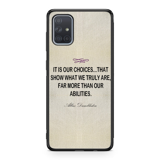 Albus Dumbledore Quote Galaxy A51 / A71 Case