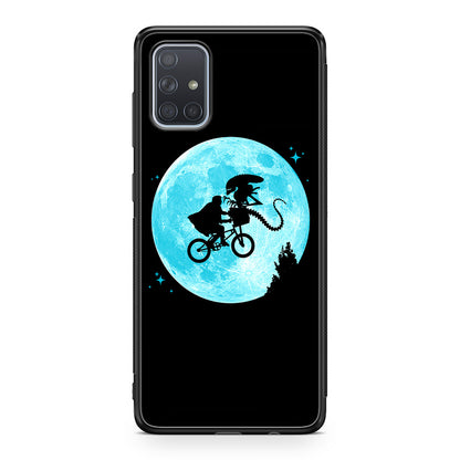 Alien Bike to the Moon Galaxy A51 / A71 Case