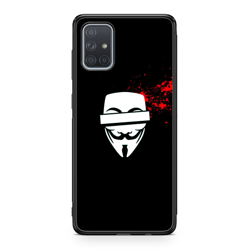 Anonymous Blood Splashes Galaxy A51 / A71 Case
