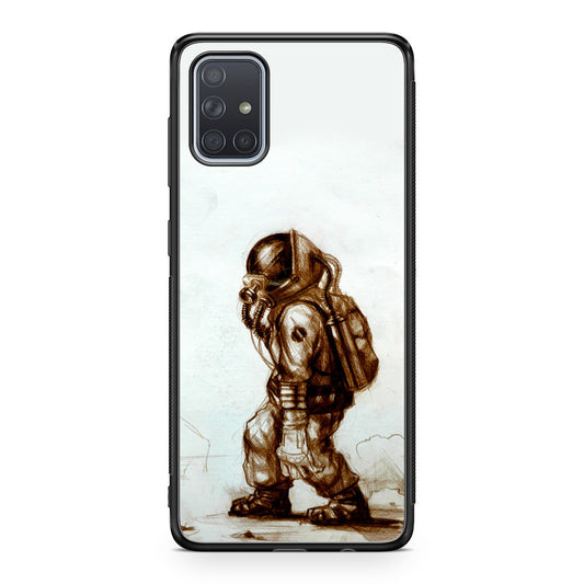 Astronaut Heavy Walk Galaxy A51 / A71 Case