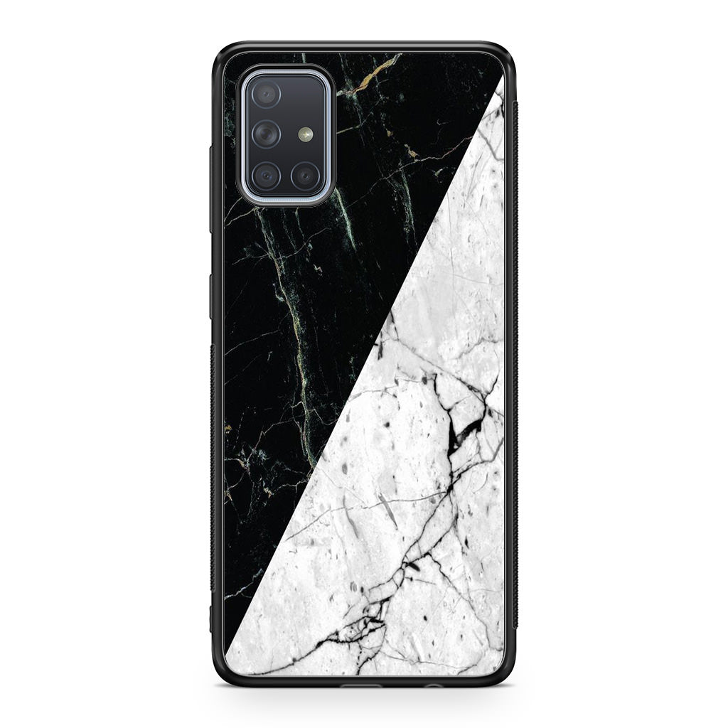 B&W Marble Galaxy A51 / A71 Case