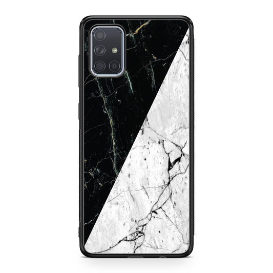 B&W Marble Galaxy A51 / A71 Case