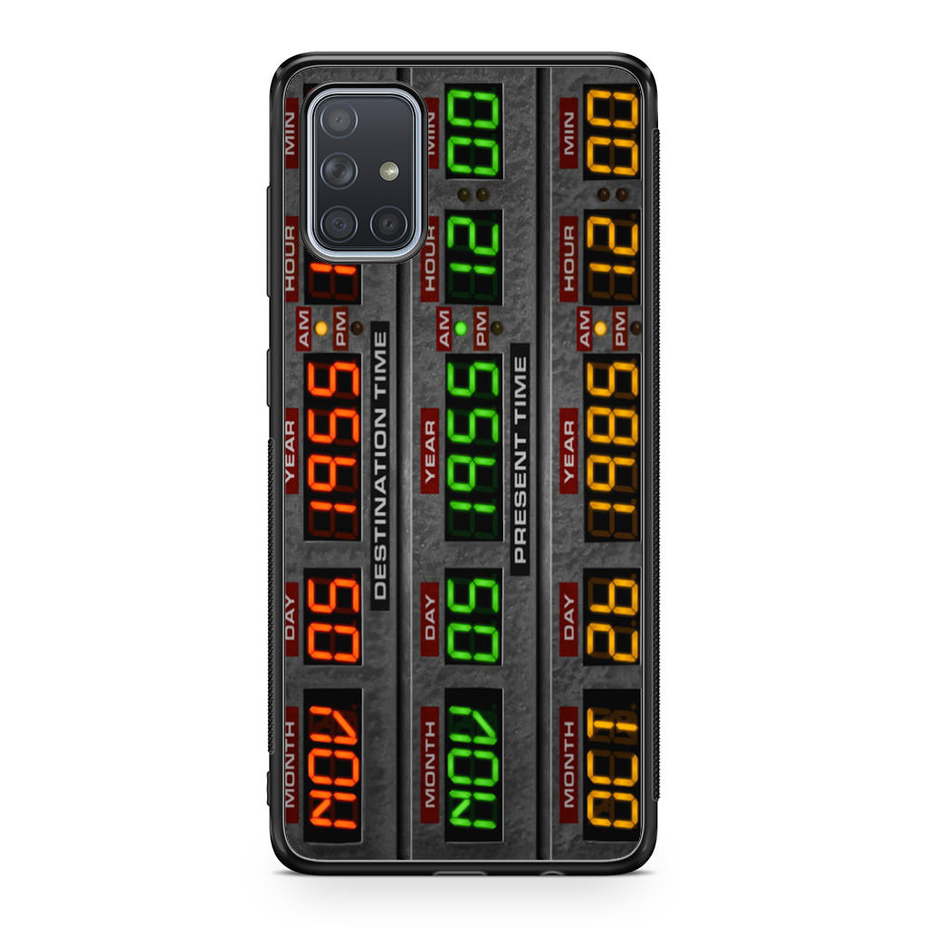 Back To The Future Time Circuits Galaxy A51 / A71 Case