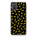 Bananas Fruit Pattern Black Galaxy A51 / A71 Case