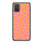 Bananas Fruit Pattern Pink Galaxy A51 / A71 Case