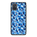 Blue Camo Galaxy A51 / A71 Case