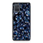 Blue Diamonds Pattern Galaxy A51 / A71 Case