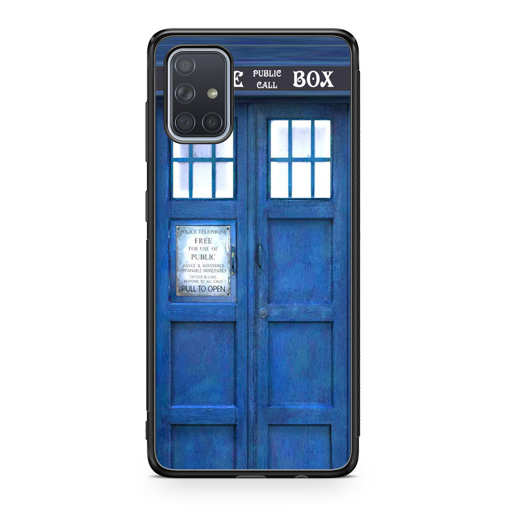 Blue Police Call Box Galaxy A51 / A71 Case