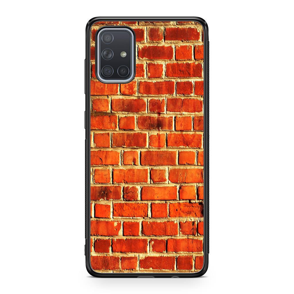 Brick Wall Pattern Galaxy A51 / A71 Case