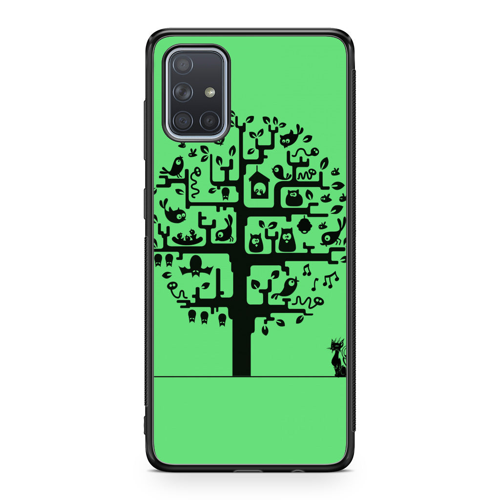 Cat Tree Galaxy A51 / A71 Case