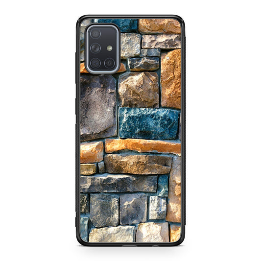 Colored Stone Piles Galaxy A51 / A71 Case