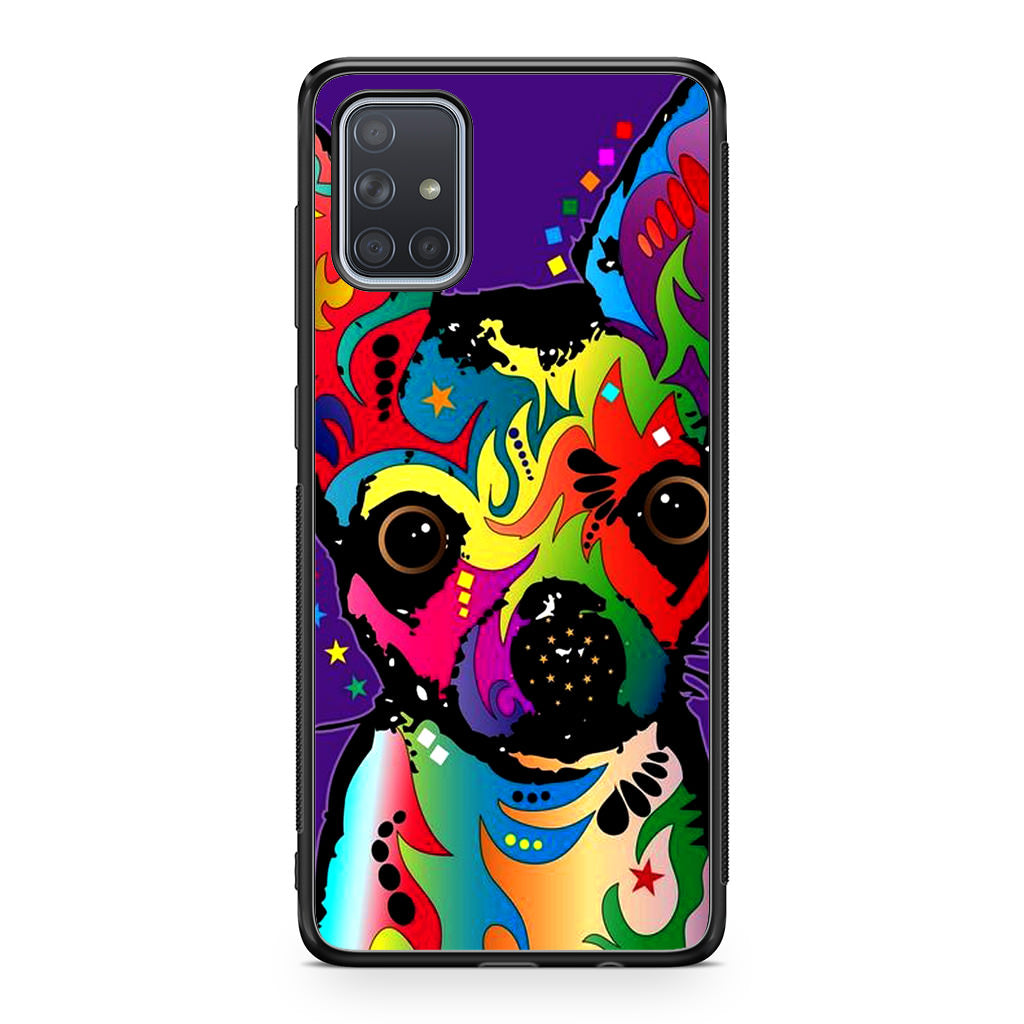 Colorful Chihuahua Galaxy A51 / A71 Case