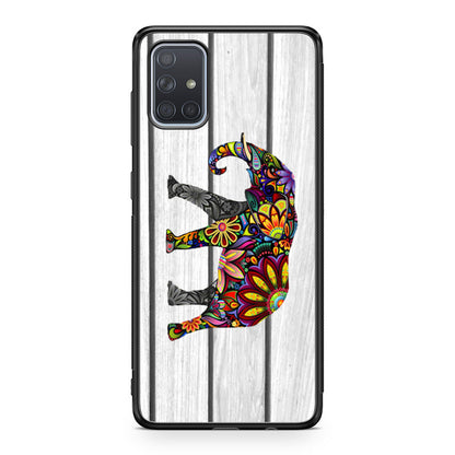 Colorful Elephant Flower Galaxy A51 / A71 Case