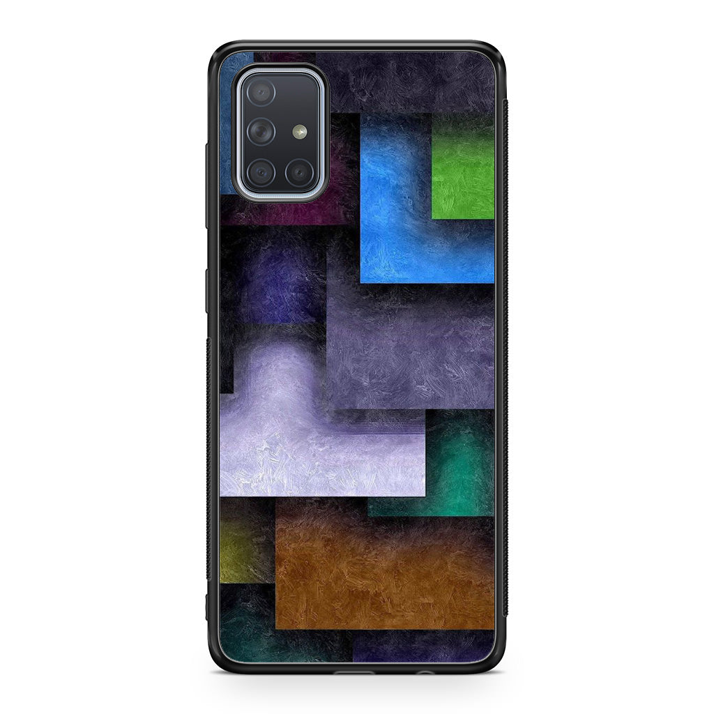 Colorful Rectangel Art Galaxy A51 / A71 Case