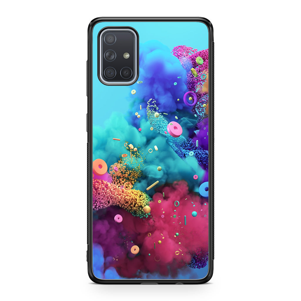 Colorful Smoke Boom Galaxy A51 / A71 Case