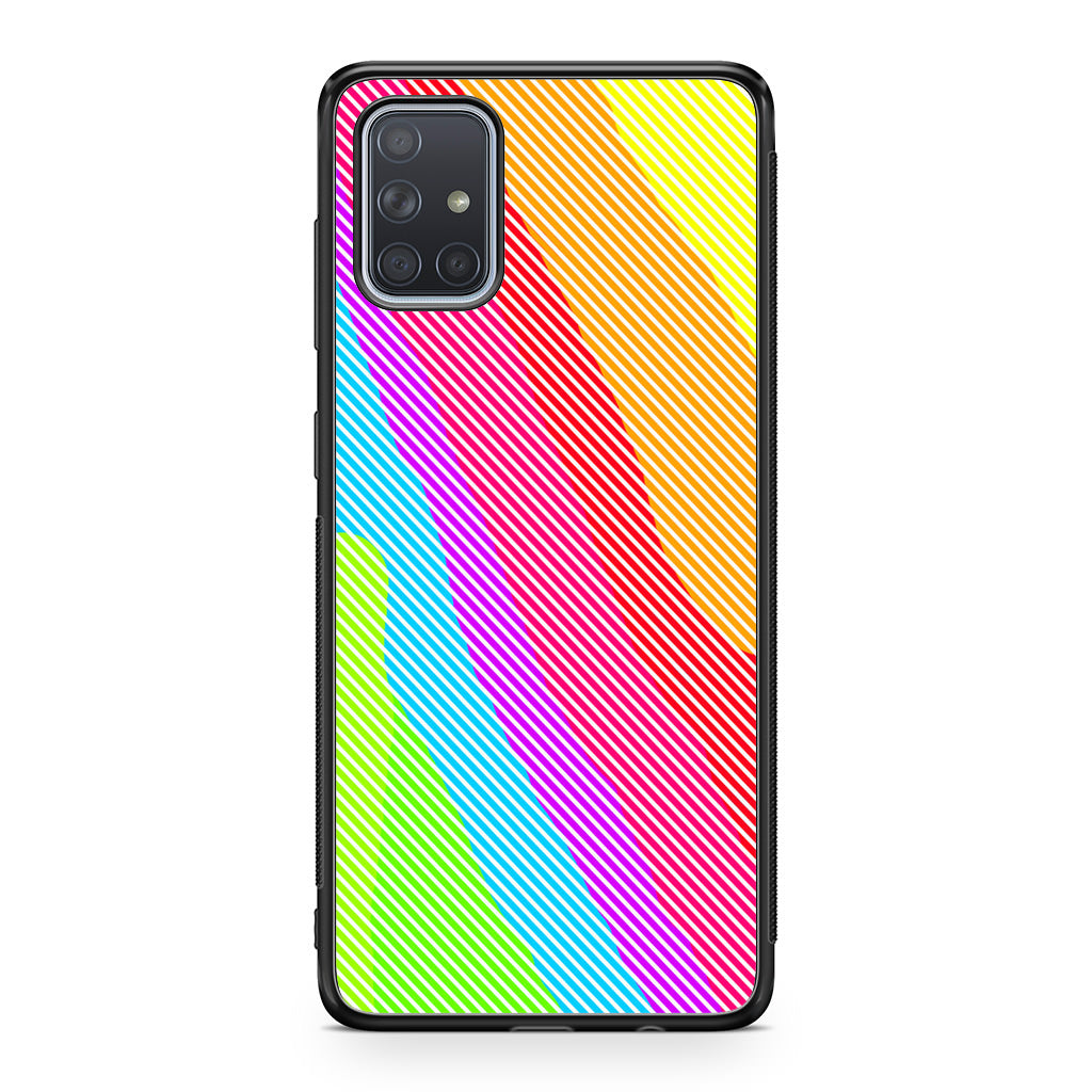 Colorful Stripes Galaxy A51 / A71 Case