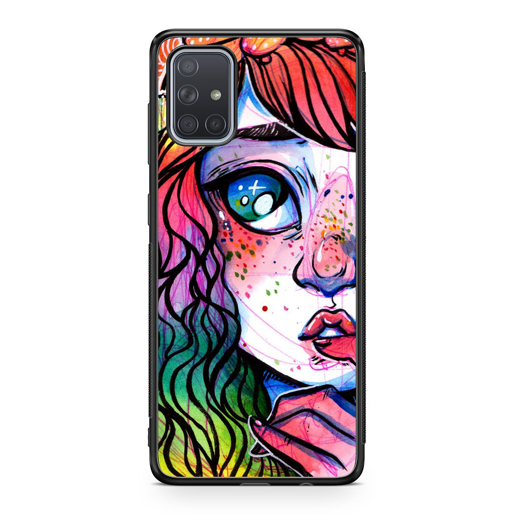 Eyes And Braids Galaxy A51 / A71 Case
