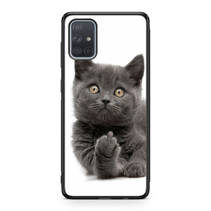 Finger British Shorthair Cat Galaxy A51 / A71 Case