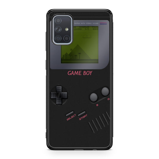 Game Boy Black Model Galaxy A51 / A71 Case