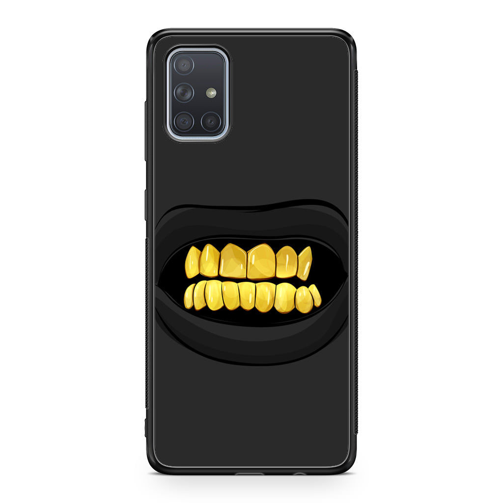 Gold Grillz Galaxy A51 / A71 Case