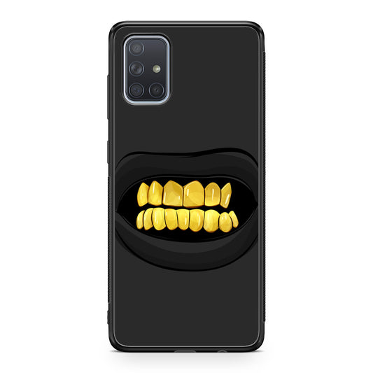 Gold Grillz Galaxy A51 / A71 Case