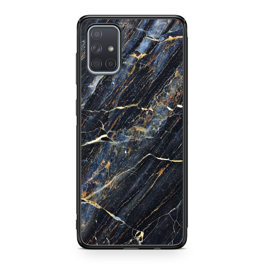 Golden Black Marble Galaxy A51 / A71 Case