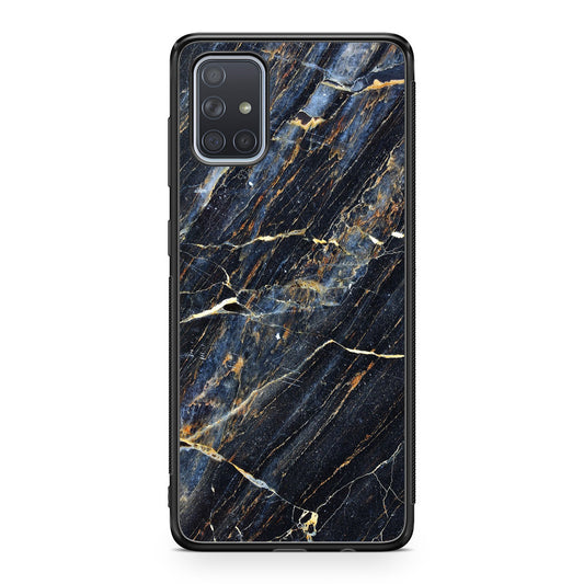 Golden Black Marble Galaxy A51 / A71 Case