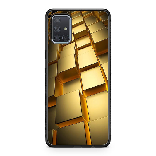 Golden Cubes Galaxy A51 / A71 Case