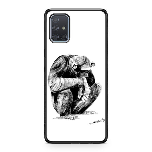 Guinea Chimp Galaxy A51 / A71 Case