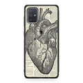 Heart Book Art Galaxy A51 / A71 Case
