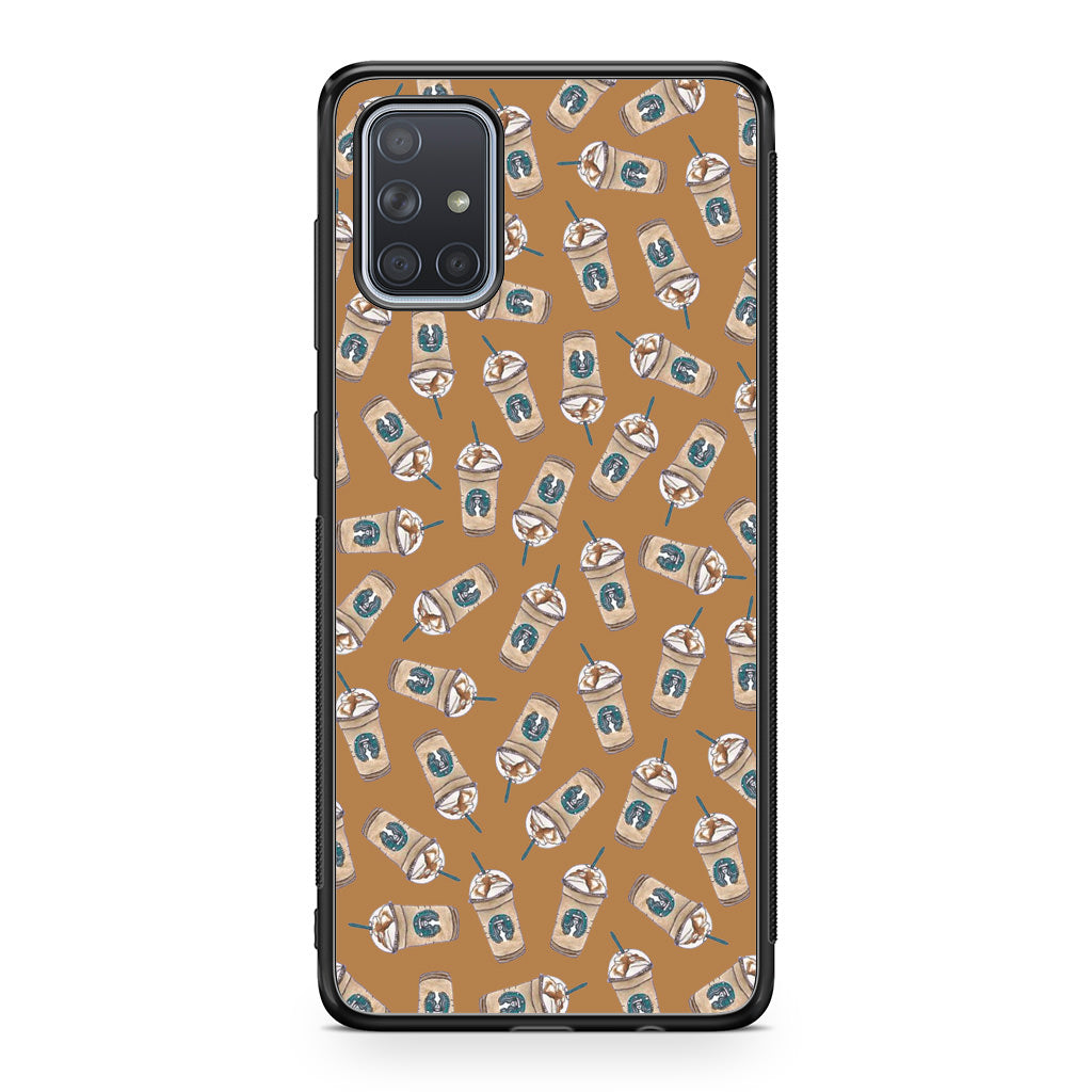 Iced Cappuccinos Lover Pattern Galaxy A51 / A71 Case
