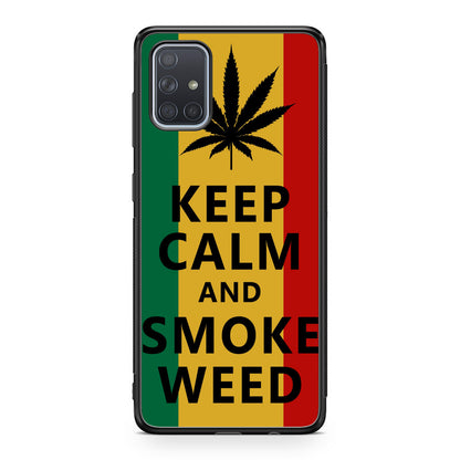 Keep Calm And Smoke Weed Galaxy A51 / A71 Case