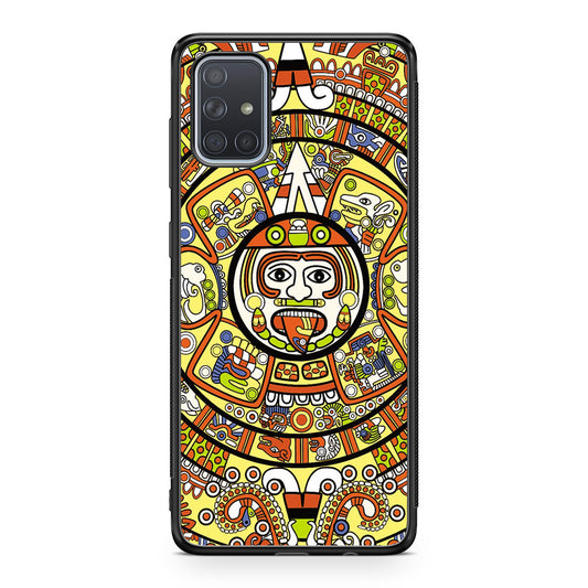 Mayan Calendar Galaxy A51 / A71 Case