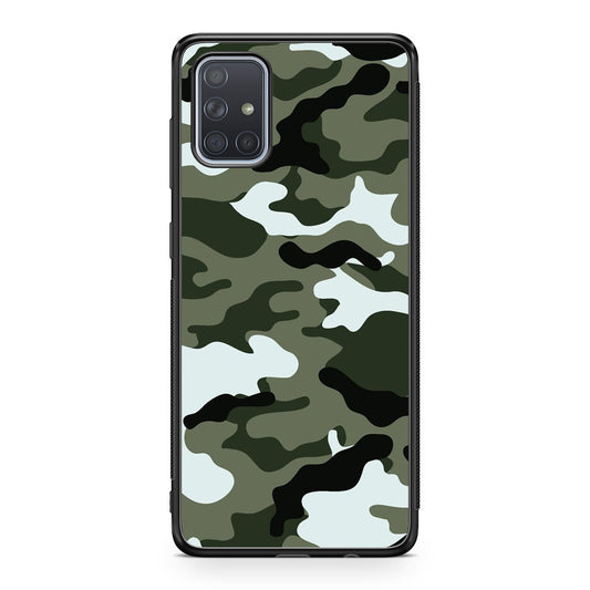 Military Green Camo Galaxy A51 / A71 Case