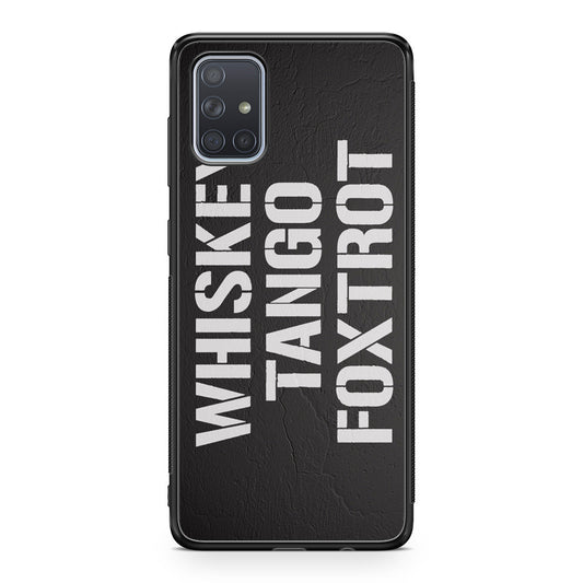 Military Signal Code Galaxy A51 / A71 Case