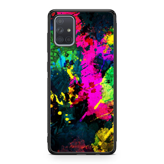 Mixture Colorful Paint Galaxy A51 / A71 Case