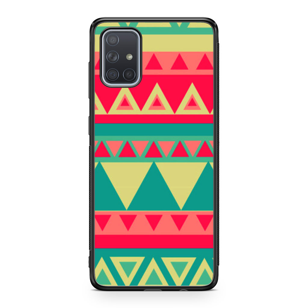 Old Aztec Pattern Galaxy A51 / A71 Case