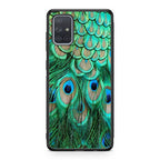 Peacock Feather Galaxy A51 / A71 Case