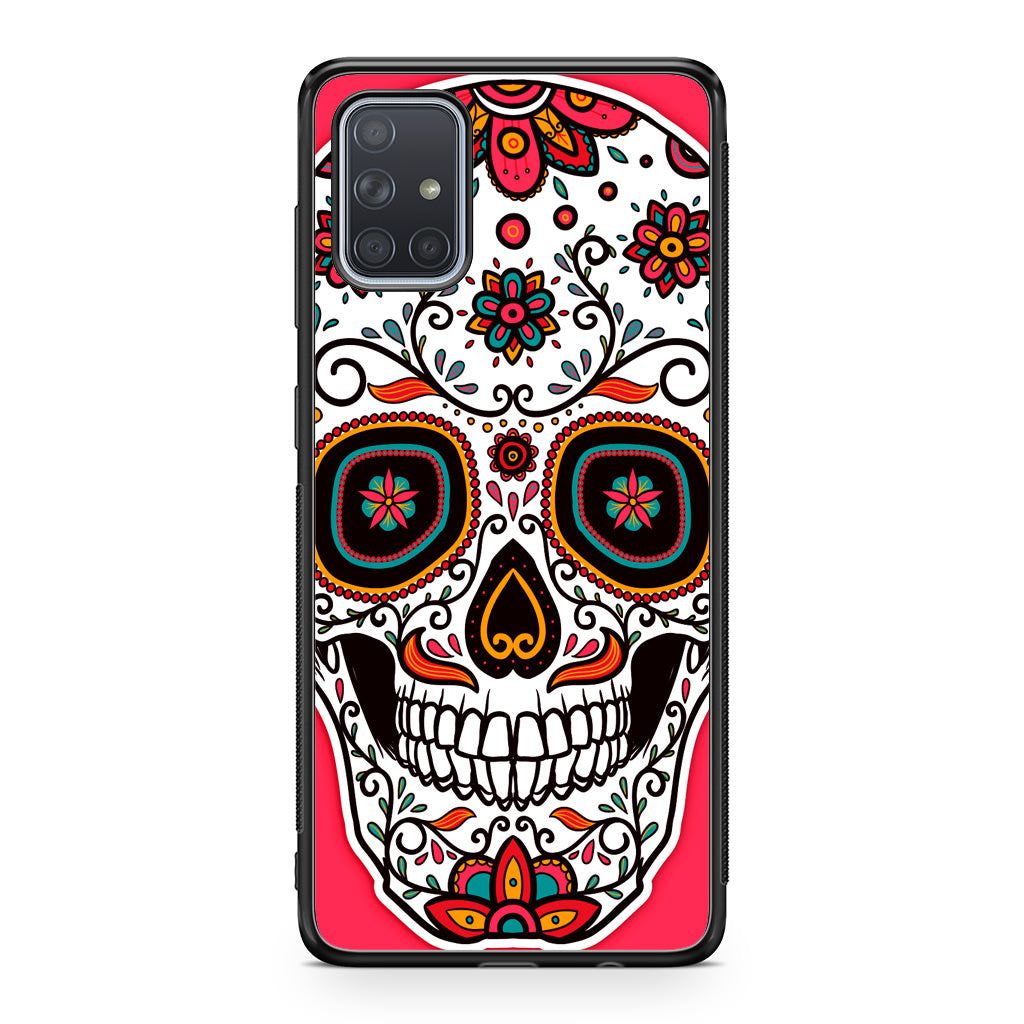 Pink Sugar Skull Galaxy A51 / A71 Case