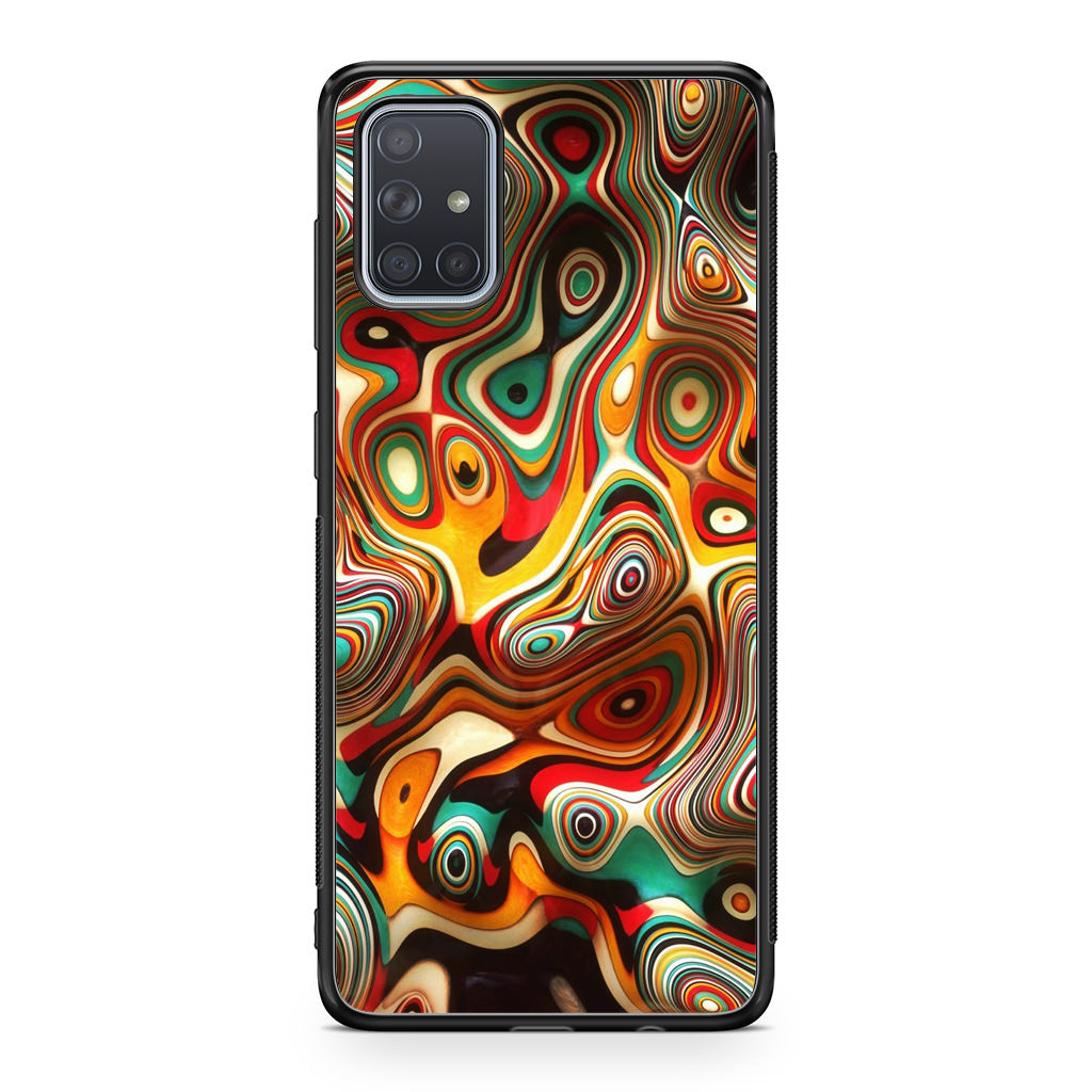 Plywood Art Galaxy A51 / A71 Case